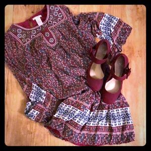 Chunky Red Heels, 7.5